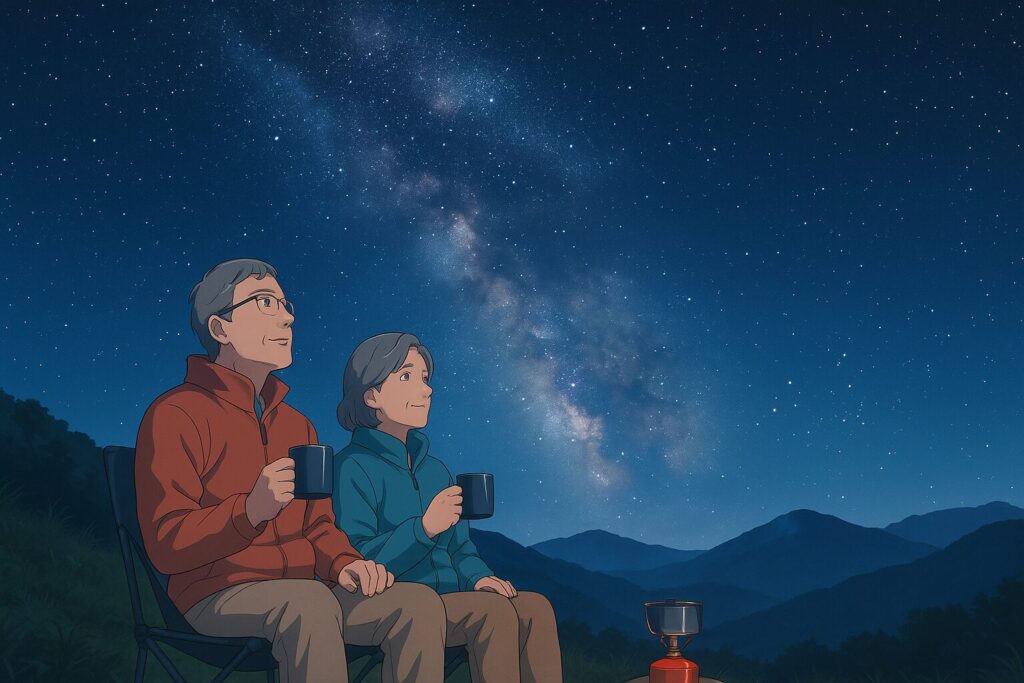 星空観望会の様子